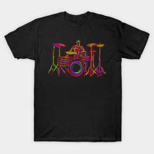 Fancy Drummer Modern Style T-Shirt